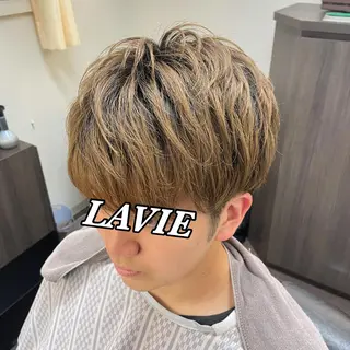 ミディアム メンズ ラヴィニュースタンダードバーバー中野店所属・💈TAMOGAMI AMI💈のヘアスタイル