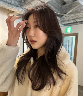 ロング カラー ヘアアレンジ 🎀suzuna 透明感colorのヘアスタイル