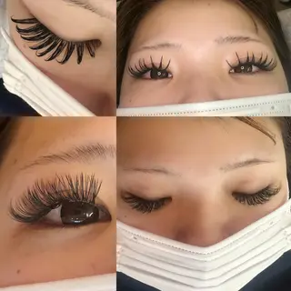 マツエク・マツパ S+アサクサ束感 外国人風パリジエンヌのマツエク・マツパデザイン