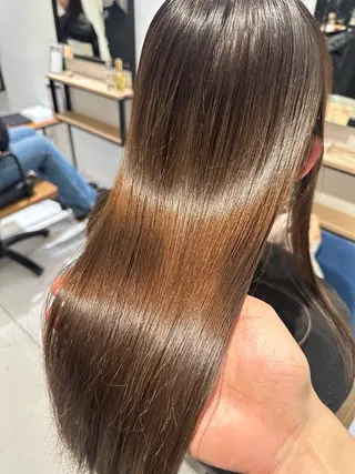 ロング カラー 弱酸性ストレート 髪質改善/小野寺のヘアスタイル