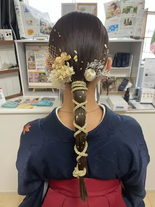 ロング ヘアアレンジ fun./ヘアセット /エクステ/着付のその他イメージ