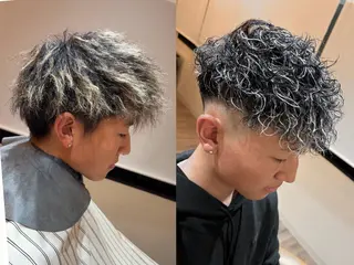 ショート パーマ Flow所属・黒原 将貴のヘアスタイル
