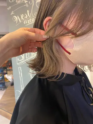 ミディアム GO TODAY SHAiRE SALON 原宿Stella店所属・𓍯柔らかhair 𓍯 yukinoのヘアスタイル