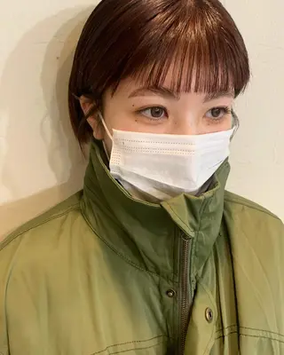ショート log所属・ボブ/顔まわりカット 💫大澤奈緒美のヘアスタイル