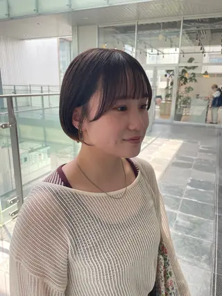 ショート 栄　mighty by H所属・不破一輝/栄/矢場町 ボブ/レイヤー/艶髪のヘアスタイル