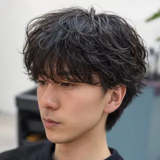 パーマ メンズ 男の理想を叶える🔥 メンズパーマ特化｜関のヘアスタイル