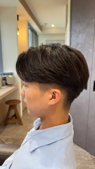 パーマ 【メンズパーマ】比嘉 啓人のヘアスタイル