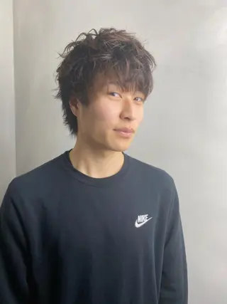 ショート カラー メンズ cecil hair所属・重政 和樹のヘアスタイル