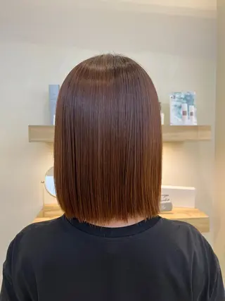 ショート パーマ 暖色カラー🍒スパ/ canna‎🤍のヘアスタイル