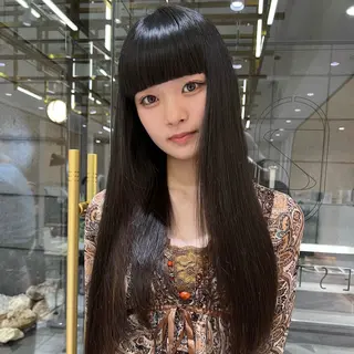 ロング 酸性ストレート人気 No,1/カスミ🩰のヘアスタイル