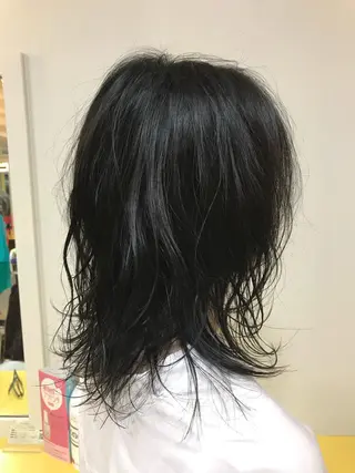 ミディアム 横田 尚登のヘアスタイル