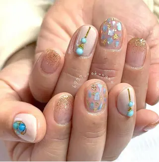 ショート ネイル rokunana 佐野のネイルデザイン