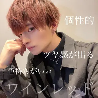 カラー メンズ BABY 艶髪暗髪ヘア💖達人のヘアスタイル