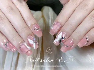 ネイル E.N🦋 長さ出し/持ち込みのネイルデザイン