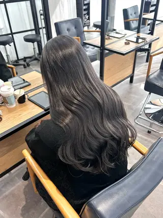 ロング カラー 韓国×髪質改善カラー 💎hinaのヘアスタイル