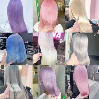 ミディアム ❄️💛エクステ ブリーチ❄️yukiのヘアスタイル