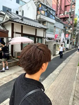 メンズ SALOWIN渋谷caldo店B1所属・岐津公太 メンズ縮毛矯正のプロのヘアスタイル