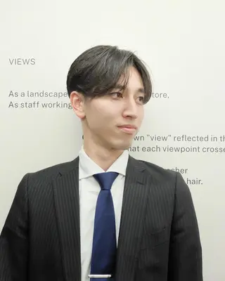 メンズ ダブルカラー/ ケアブリーチ/クニトのヘアスタイル