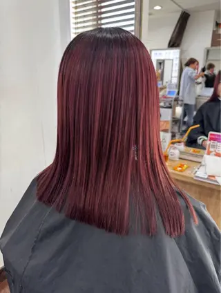 ミディアム さくら🍒ツヤ髪 /似合わせカラーのヘアスタイル