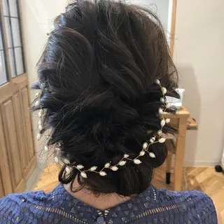 ロング ヘアアレンジ 🥛洒落髪小顔cut なら龍崎🥛のヘアスタイル