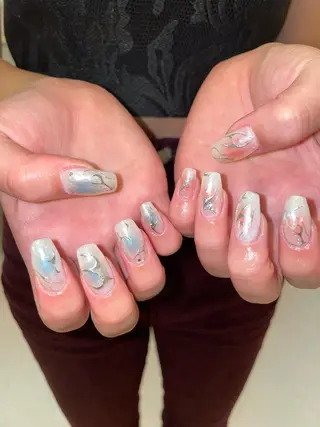 ネイル 束感まつ毛/ネイル/ LED♥KIRARAのマツエク・マツパデザイン