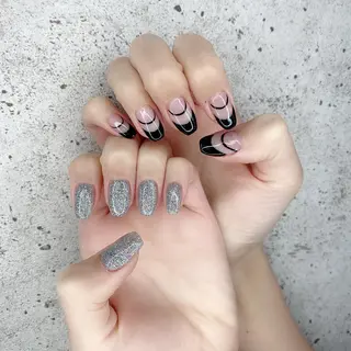 セミロング カラー パーマ ヘアアレンジ メンズ キッズ ネイル マツエク・マツパ Salon Ｋのネイルデザイン