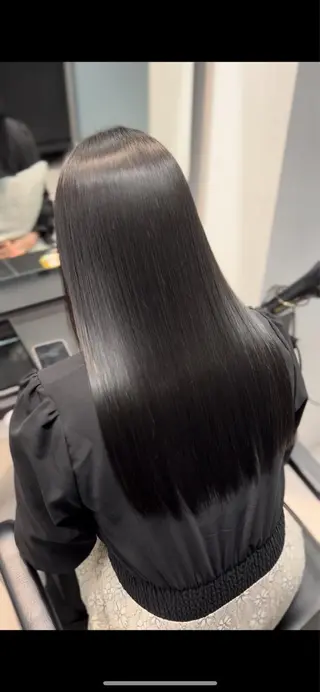 ロング 縮毛矯正　野口 恵のヘアスタイル