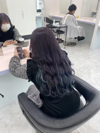 ロング ヘアアレンジ カラー 公式PARADE💐 池袋💐のヘアスタイル