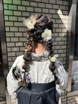 ロング ヘアアレンジ 🌞レイヤー×カラー 前川那津美🌞のヘアスタイル