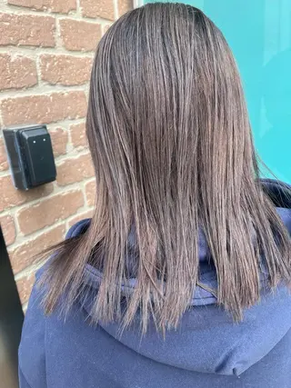 セミロング カラー パーマ ヘアアレンジ メンズ キッズ ネイル マツエク・マツパ アイブロウ times salon名駅所属・久木原 ゆりのヘアスタイル