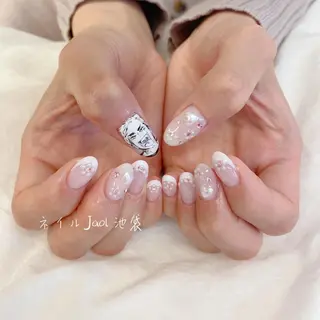 ミディアム nail jaol池袋店所属・ネイルJaol 池袋のネイルデザイン