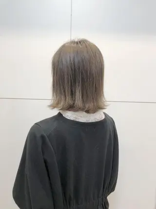 ミディアム レイヤー×縮毛矯正 深見 拓のヘアスタイル