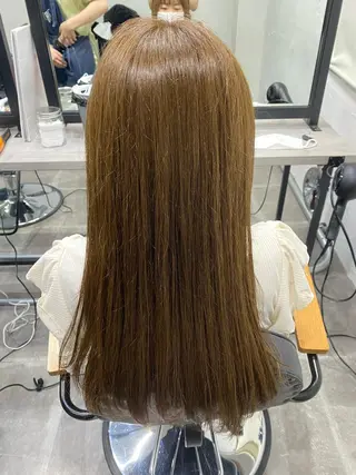 セミロング カットモデル/ 吉本　彩夏のヘアスタイル