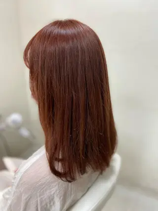 セミロング カラー 菊地 美憂のヘアスタイル