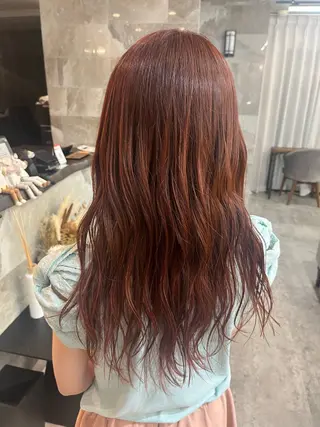 ミディアム カラー 全レングスカット 特化🫧新井啓吾のヘアスタイル