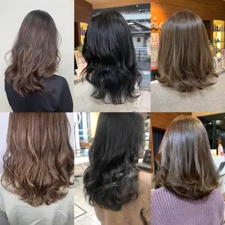 カラー インナー×縮毛矯正 ピンクカラー澤井里菜のヘアスタイル