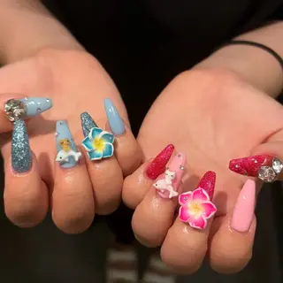 ネイル 直方市ネイルサロン minuitのネイルデザイン