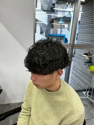 パーマ メンズ メンズ特化✨️ 韓国風パーマ🔥一八のヘアスタイル
