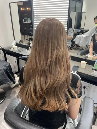 ロング カラー 🎀暖色/ラベンダー /paru🤍のヘアスタイル