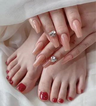 セミロング JNA認定講師🌸 RIEのネイルデザイン