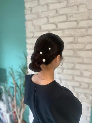 セミロング ヘアアレンジ LeeHorie MIUのヘアスタイル