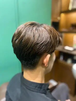ミディアム メンズ 麻布山本所属・麻布 山本のヘアスタイル