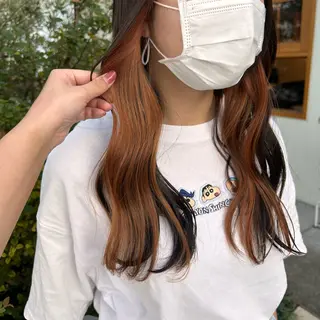 ロング カラー 山本 知佳のヘアスタイル