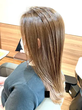 ロング カラー Annon プライベートサロンのヘアスタイル