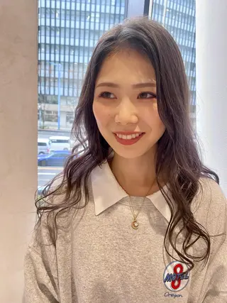 ロング カラー 増井 彩乃のヘアスタイル