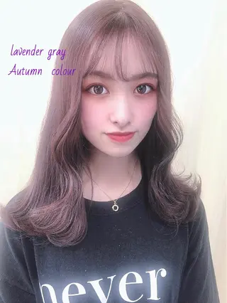 セミロング カラー _WHITE高槻所属・_WHITE高槻店 yusukeのヘアスタイル