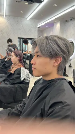 ショート メンズ 韓国パーマ 美容師 和田爽良のヘアスタイル