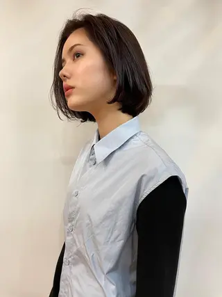 ショート 田中 碧のヘアスタイル