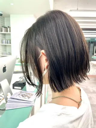 ショート 💚透明感カラー💚 ♻️本間♻️のヘアスタイル