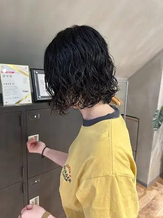 パーマ Hina/ハイライト 、パーマモデル募集中のヘアスタイル